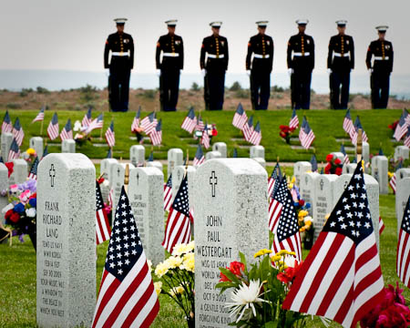 Memorial Day Ceremony, Veteran's Cemetery