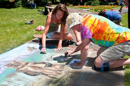 Chalk Art in the Park