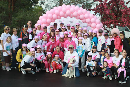 Finally, a photo of Wigod Plastic Surgery's Komen Race for the Cure Team.
