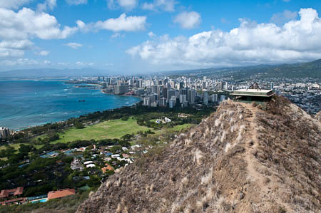 Diamond Head Crater Summit View